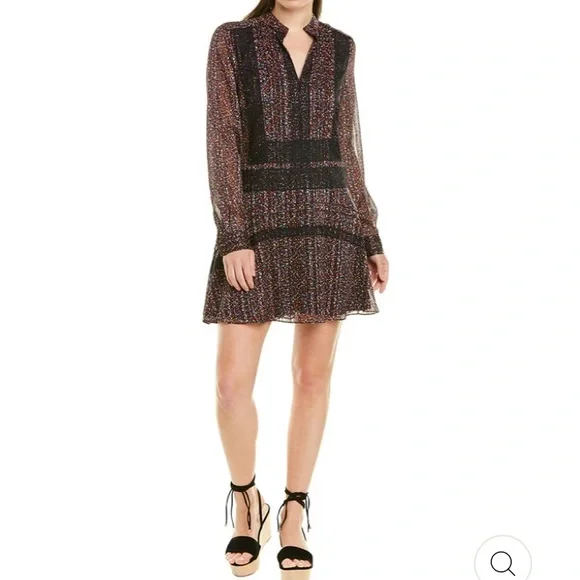 Like new Derek Lam 10 Crosby Floral Dress With Lace Trim - Picture 3 of 14